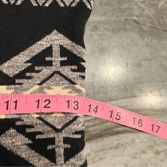 Vintage Denim & Supply Aztec Knit Dress Made in USA Small - Picture 4 of 6